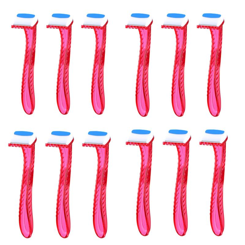 YS00015- --Женский бритвенный станок для бикини, триммер для интимных зон, идеально подходит для ванной комнаты, одноразовый, для путешествий, безопасный, удаление волос