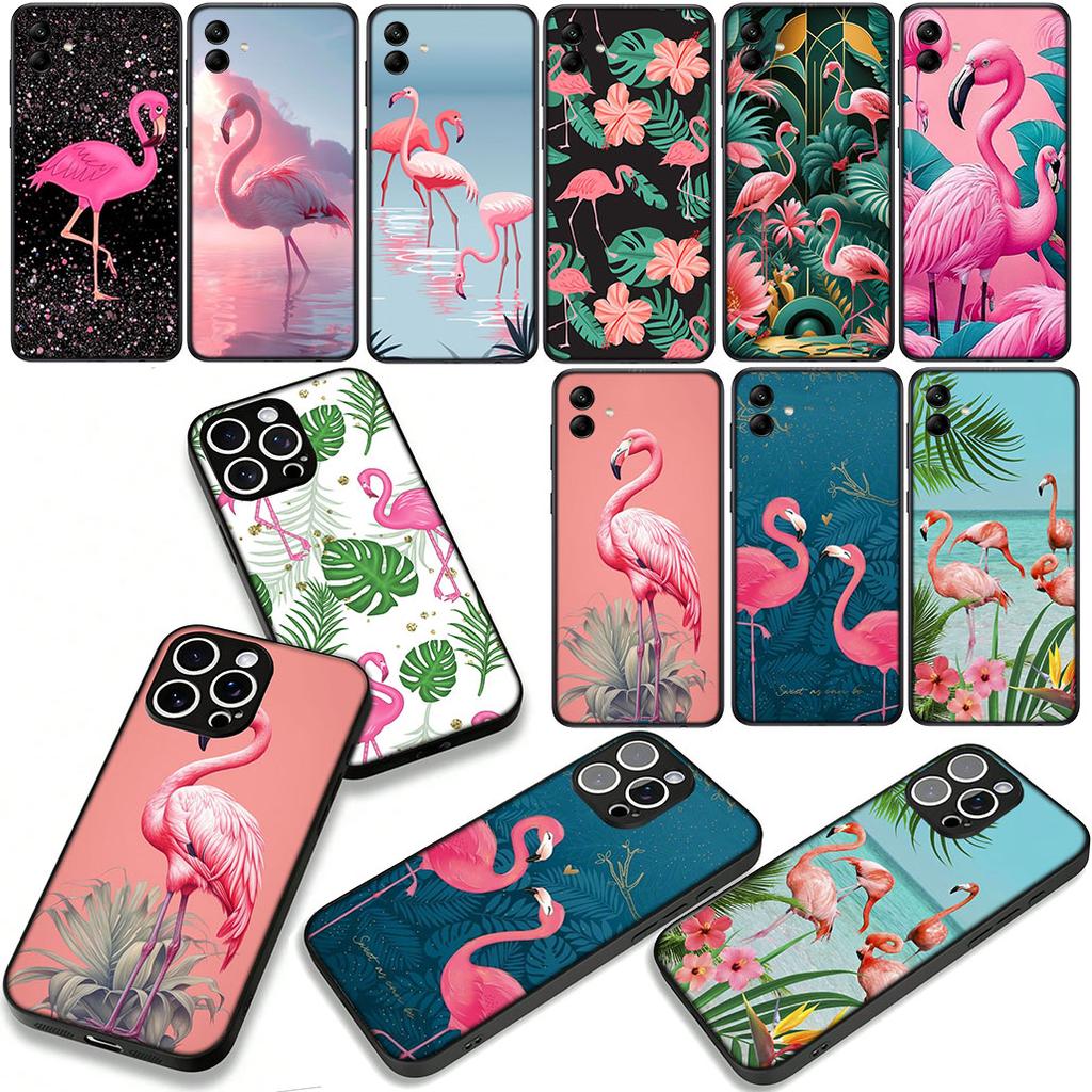 Flamingos Animal Phone Case for Motorola Moto G54 G05 G24 G67 G55 G75 G9 G85 G15 G57 G86 Power Edge 50 30 Ultra Fusion neo Pro