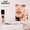with Adjustable Brightness LED Light Travel LED Makeup Mirror Case