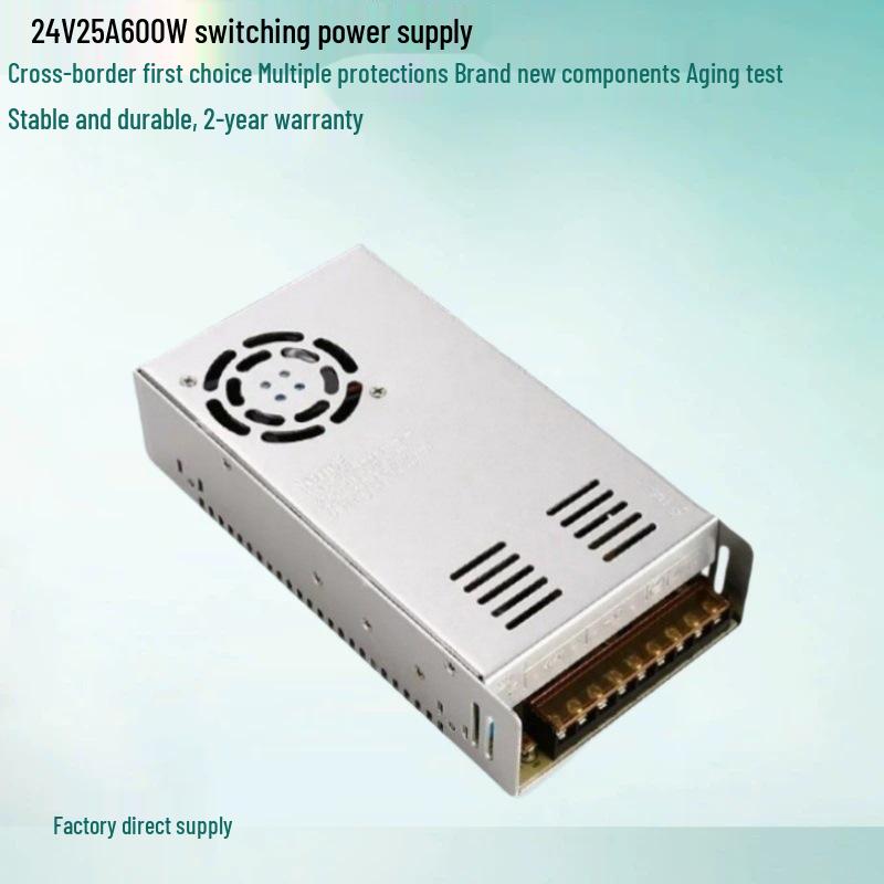 24V 25A 600W LED Power Supply Transformer for Monitor & Light Strips