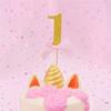 20 шт. Топпер для торта 1 год, украшение для кекса на день рождения, золотая палочка, топпер для празднования юбилея