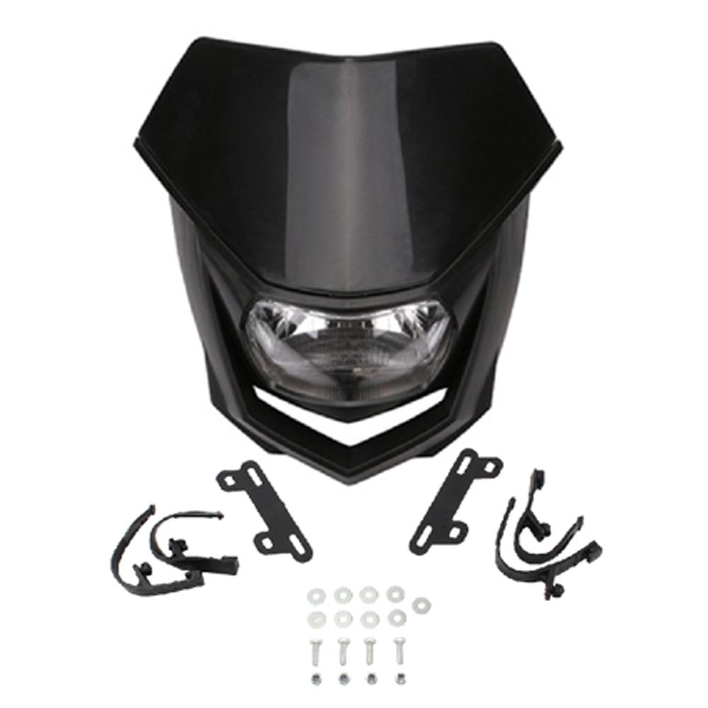 Мотоциклетная фара H4 35W Маска-пластина для фары Для Yamaha YZ YZF WR WRF Грязевой Питбайк Мотокросс Фара Модифицированные запчасти