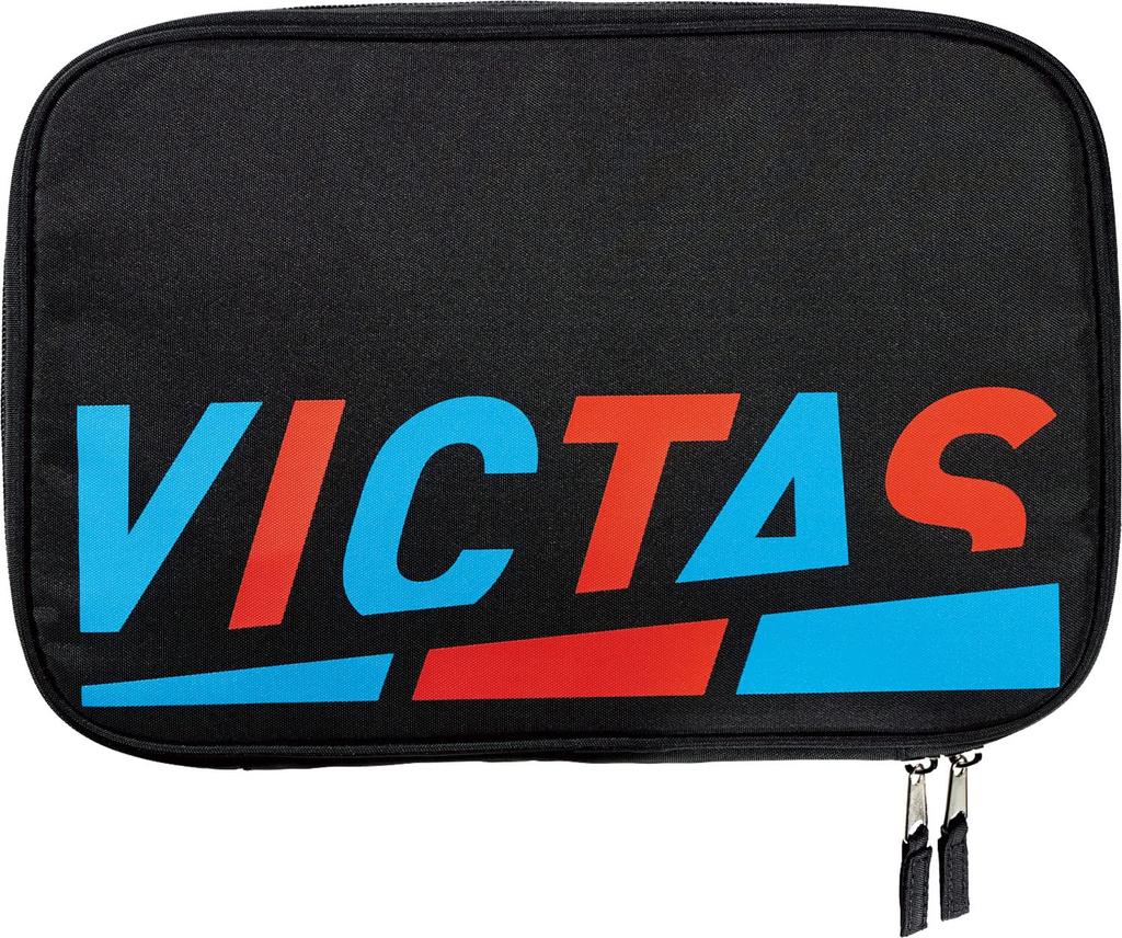 VICTAS Table Tennis Play Logo Racket Blue x Red 672101 Case, Case, BL/RD (5090)