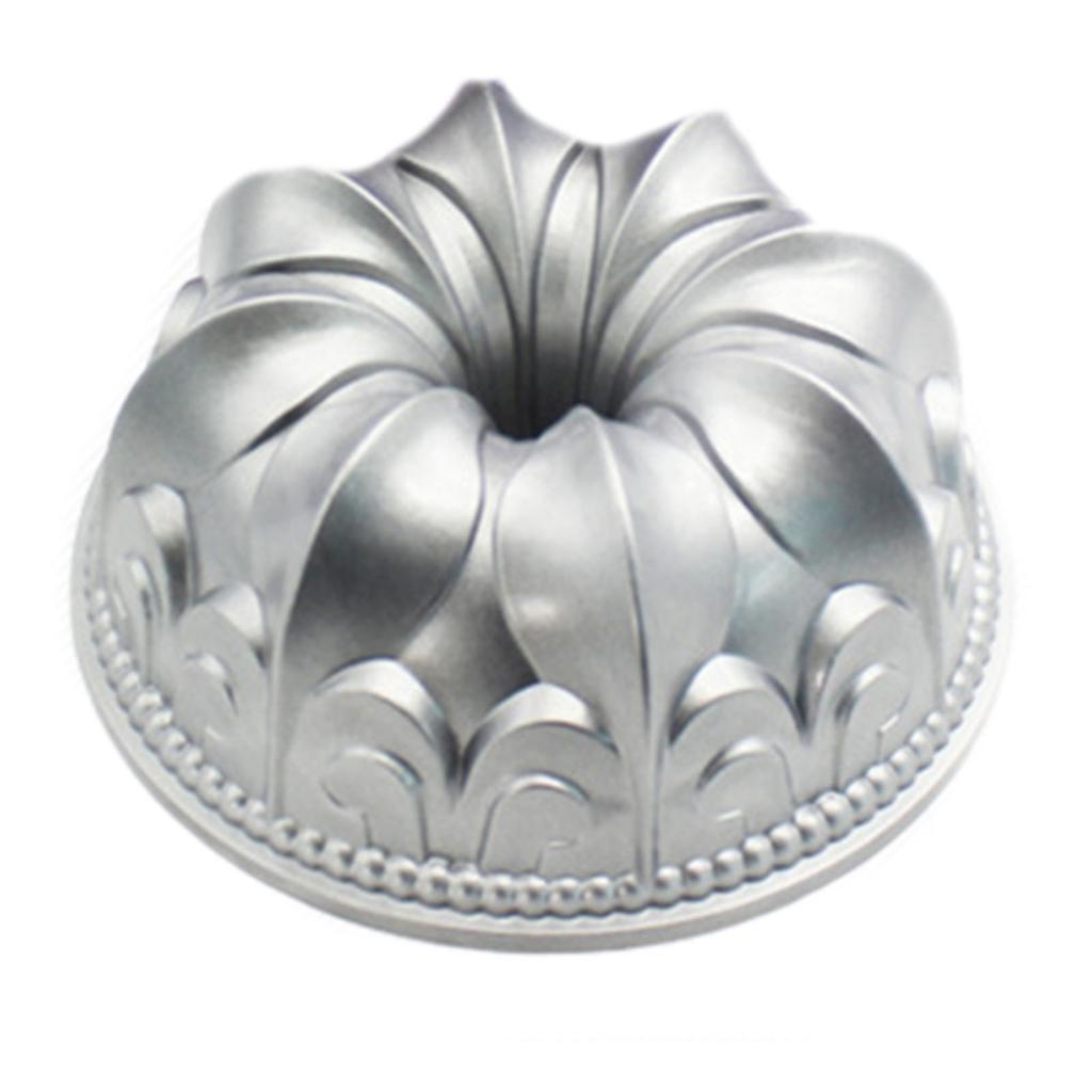 Алюминиевая форма для торта, прочная, литая под давлением, для кексов Bund, долговечное антипригарное покрытие для легкого извлечения, прочная