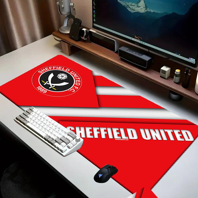 Sheffield Team Crest Mouse pad Office Desk Mat, Gaming Mouse Pad Mousepad, keyboard pad,Heavy-Duty Non-Slip Rubber Backing, Gift
