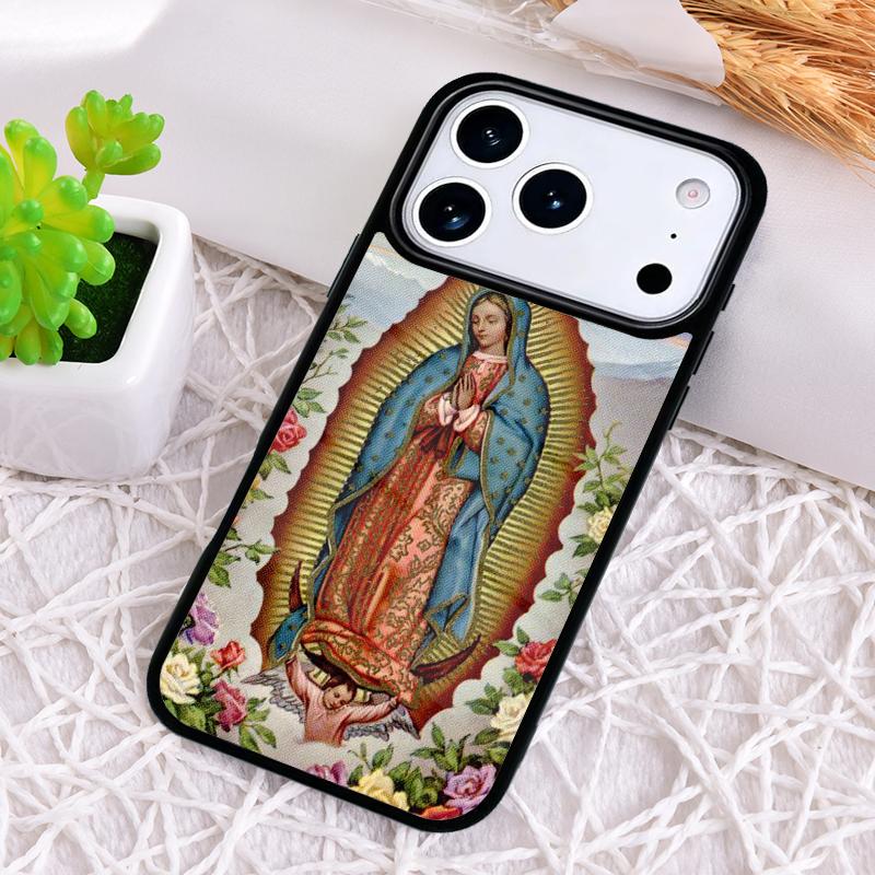 Virgin Mary And Jesus Shockproof Phone Case for iPhone 17 Air 16e 15 11 12 14 13 Pro Max Cover Coque