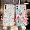 Silicone Flower Case For Samsung A55 5G Funda A54 A53 A52 A34 S24 S25 Ultra A35 A32 A13 A12 A22 A73 A72 S23 S22 S20 S21 FE Cover