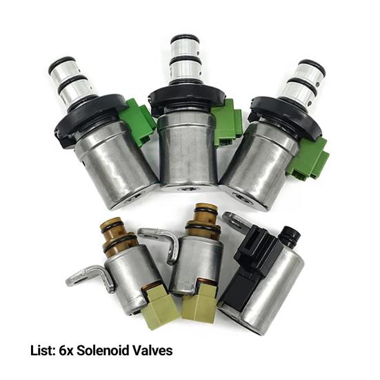 6 шт./компл. оригинальное оборудование: D46950/D48421A/4F27E/FN21-21-1F1/48420K-R Электромагнитный клапан переключения передач Антикоррозионный прочный антикоррозийный высокопрочный трансмиссионный клапан