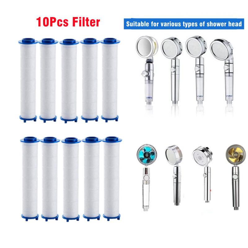 10Pcs Replacement Shower Filter for Held Showerhead - High Output Shower Water Filter To Remove Chlorine Fluoride and Hard Water ARI