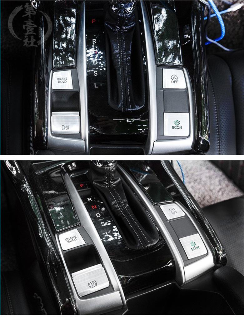 4 шт. Электронная кнопка ручного тормоза автомобиля, крышка для Honda Civic 2016 2017 2018 2019