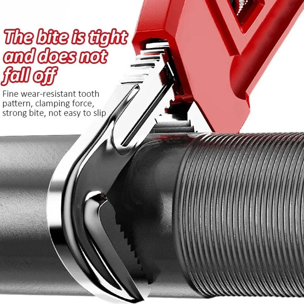 Многофункциональные трубные клещи 14-дюймовые немецкие трубные клещи универсальные горловые клещи с прямой ручкой быстрый водопроводный ключ