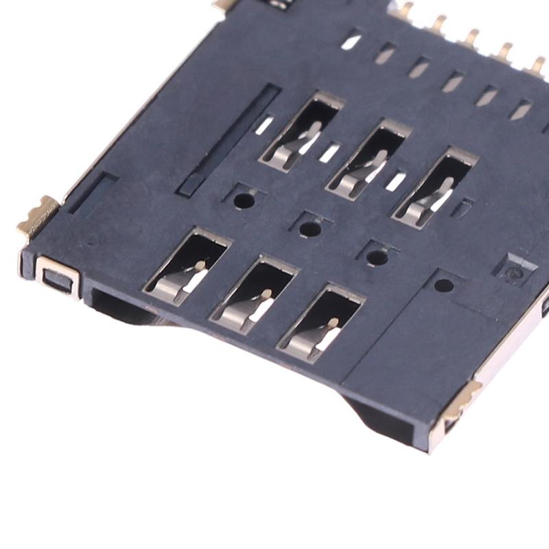 Mup-C792 Micro Sim Card Connector Patch Самопрокалывающийся 6+1 P Sim Card Slot Socket