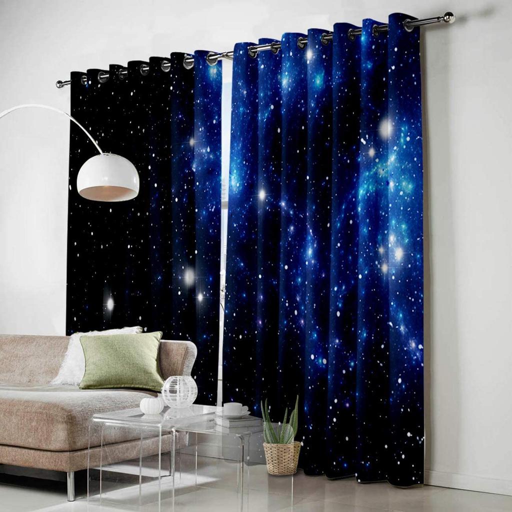 Космическая Туманность Галактика Оконные Шторы Гостиная Тканевые Шторы Шторы Домашний Декор Шторы для Спальни