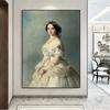 Portrait of Princess of Baden Oil Painting Poster Franz Xavier Winterhalter Prints Home Decor Wall Art Canvas Painting Gallery