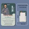 Держатель для ID-карты в стиле мультфильма "Эпоха пробуждения" - Пластиковая раздвижная крышка для школьных, студенческих, пропускных карт для питания и работы