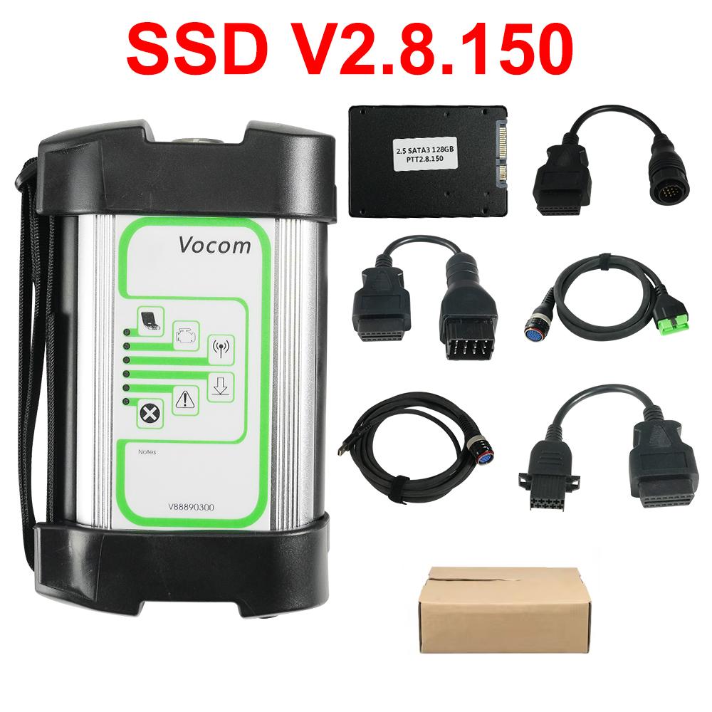 2024 Для Volvo VOCOM 2 VOCOM 1 88890300 для volvo vocom II 88890400 Premium Tech Tool PTT 2.8 Для VOVLO Для диагностики Renault