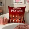 Stylish Kpop Girl Group BBabymonster Cushion Cover Pillowcase Short Plush Invisible zipper Room Sofa Cushion Cover