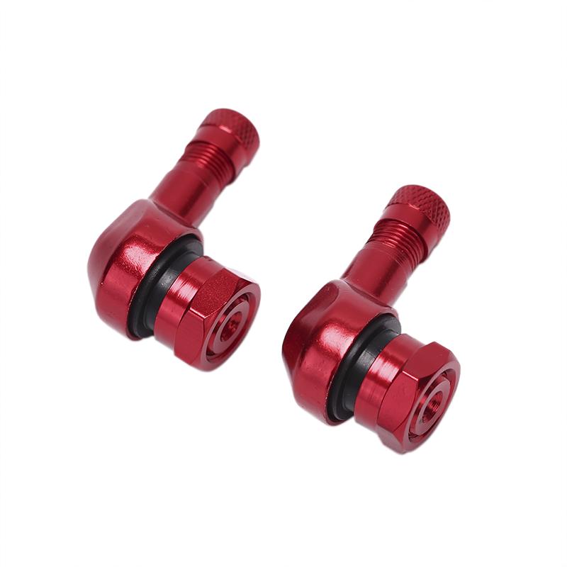 2X Cnc мотоциклетный угол 90 градусов колесо шина бескамерный клапан стержень алюминий