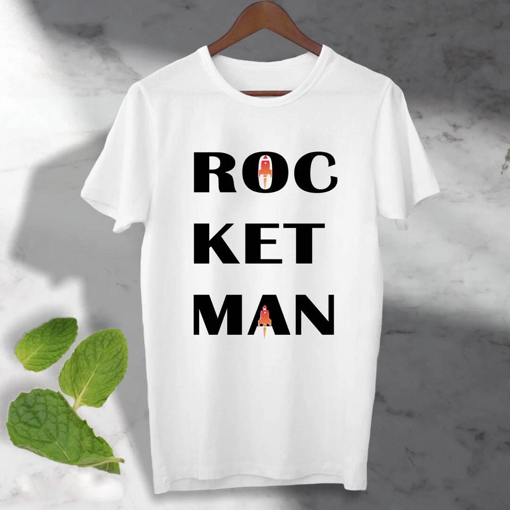 Rocket Man 100% Cotton T-shirt Mens Tees Top Elton John Unisex Men's ,Ladies Ideal Gift Music Rock Tee Top