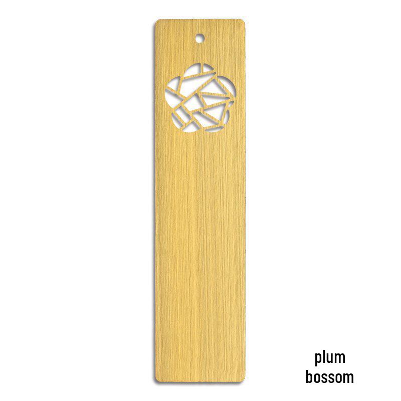 Натуральная латунная металлическая закладка - Матовая, Обычная, С возможностью гравировки, Зажим для книги, Фермерство и Чтение