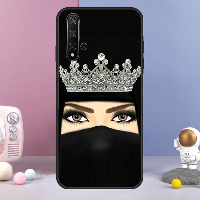 Исламский арабский хиджаб Девушка Для Huawei Nova Y60 Y61 Y70 Y72 Y73 Y90 Y91 9 10 SE 7i 8i 11i 12i P30 P40 Lite P60 Pro Чехол