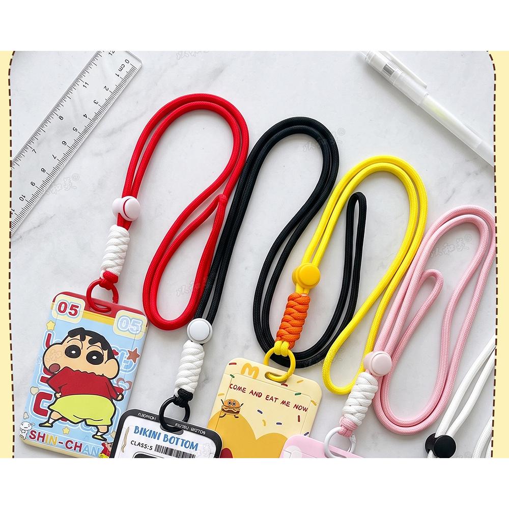 New Transparent Badge Holder With Lanyard Conference Guest Pass Work Permit Chest ID Card Sleeve For Student School Badge