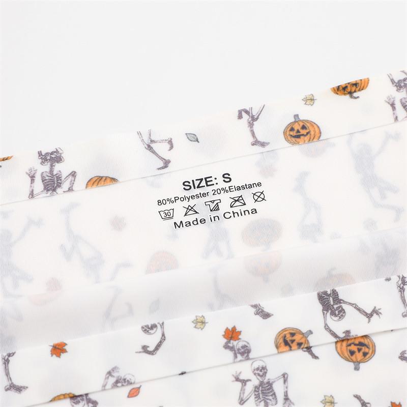 FINETOO Halloween Panty Boxer Seamless Boxer for Woman Halloween Underwear Soft and Comfortable Lingerie