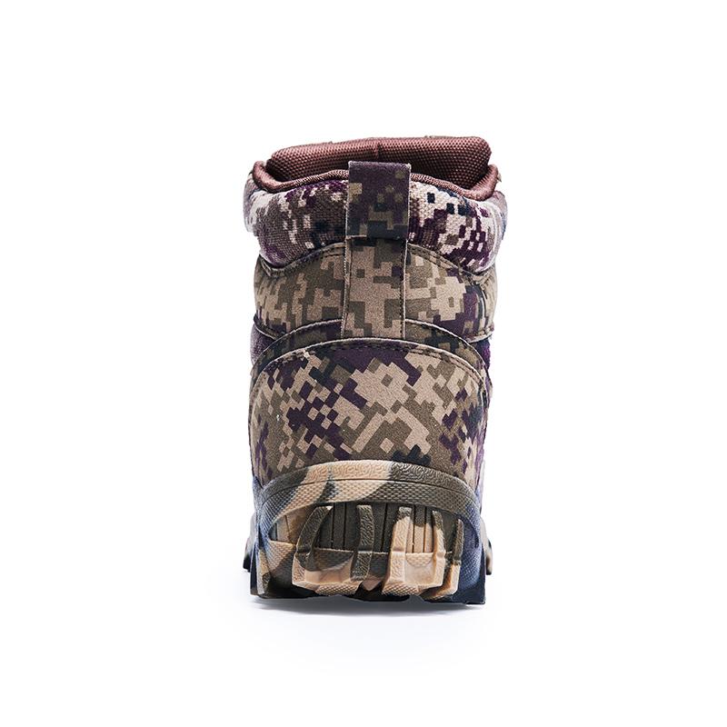 Большие размеры 40-47, новейшие зимние ботинки Holfredterse для мужчин, камуфляжные меховые широкие ботильоны, водонепроницаемая походная обувь для активного отдыха