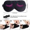 Eye Mask For Sleeping, Sleep Mask, Blindfold - Silk Sleeping Masks For Women Men With Adjustable Strap, Eye Blinder