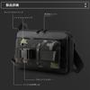 YOWUBA Shoulder Body Crossbody Waist Large Nylon Men's Bag, Bag, Bag, Bag, Capacity, Lightweight, Waterproof, Stylish, Multifunctional, Cycling,