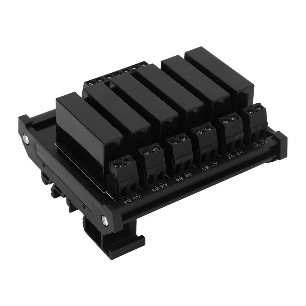 6 Channel DC to AC Solid State Relay 3‑32VDC Input 5‑8A 24‑480VAC Load Solid State Relay SSR Module