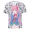 Футболка с принтом аниме Happy Sugar Life 3D для женщин и мужчин с круглым вырезом, летняя повседневная модная одежда унисекс высокого качества