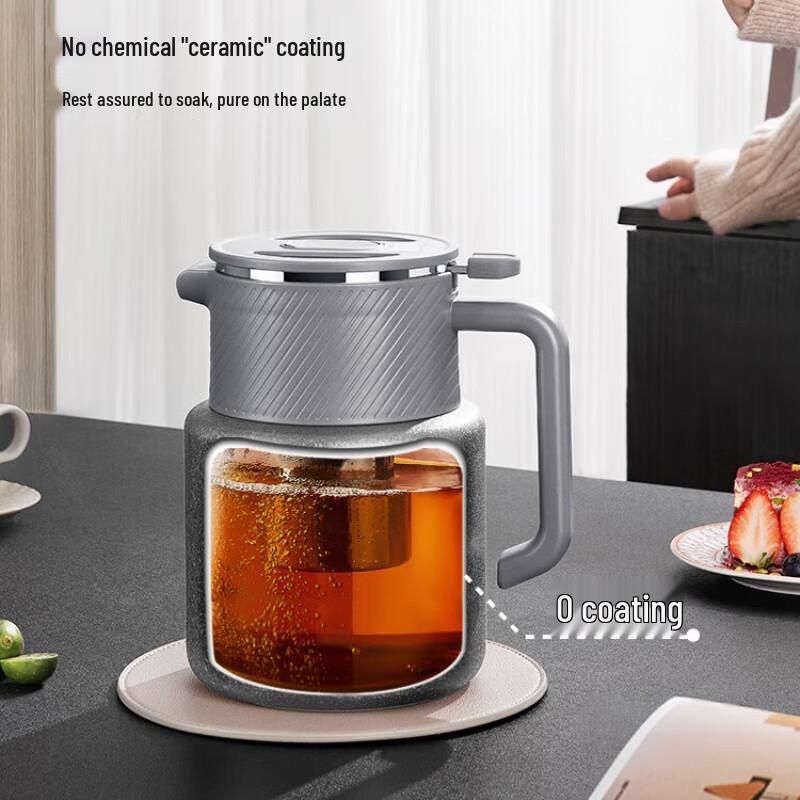 Умный титановый горшок для тушения Kombach KH-H150T01 с дисплеем температуры, 1500 мл