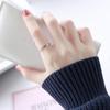 Корейский стиль Розовое золото Титановая сталь Стрела Цветок Двухсуставное кольцо