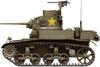 Miniart M3 Stuart Late Production Full Interior Plastic Model Kit MA35429 1/35 (Tank)