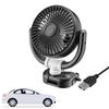 Raksonic Car Fan, USB Heat-Dissipation, Large Wind Power, 3 Blades, Strong Airflow, 360° Angle