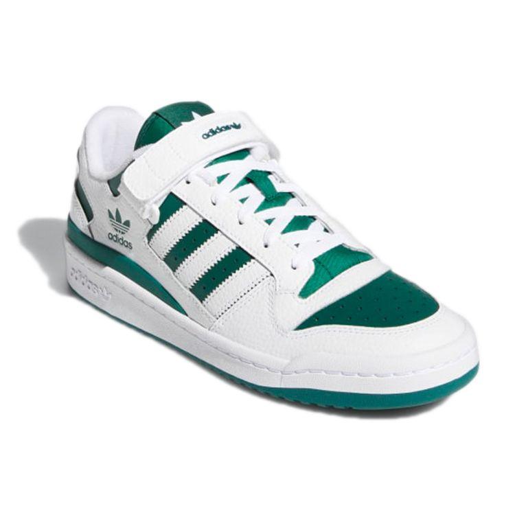 adidas Forum Low White Collegiate Green Кроссовки унисекс Cloud-White GY8556