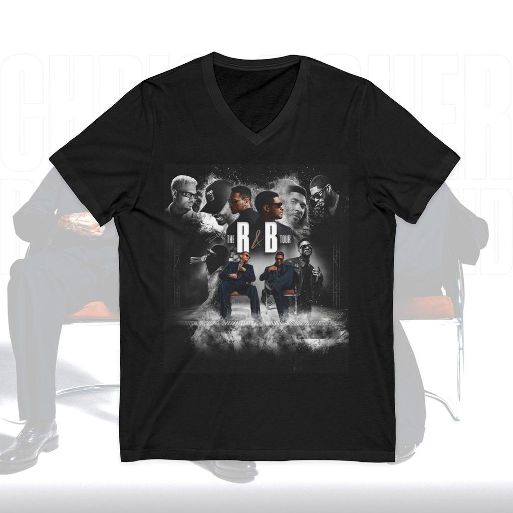 Chris Brown UthernRaymond Brown RB Tour Graphic Unisexs Printed Tshirt Unisex Shortsleeved st Century Tshirt