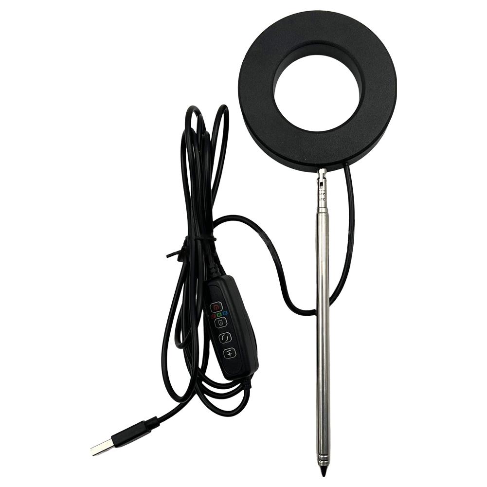 LED Grow Light Full Spectrum Plant Light Height Adjustable Retractable Small Potting Supplement Light Timing for Indoor Plants