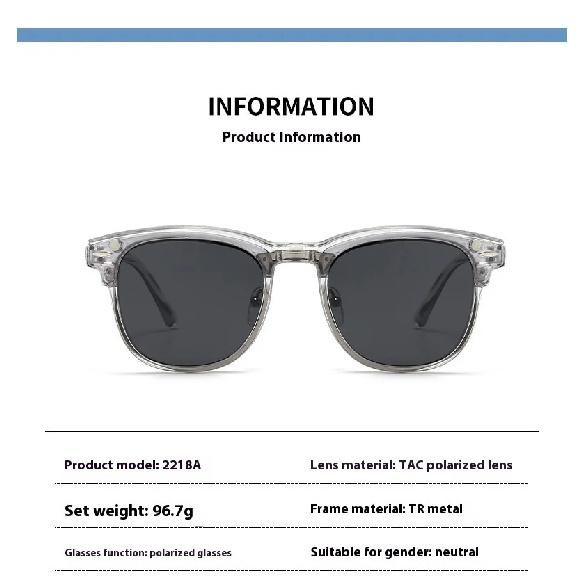 6 In 1 Men Women Myopia Sunglasses Polarized Optical Magnetic Clip Prescription Custom Glasses Frame Eyewear -0.5 to -6.0