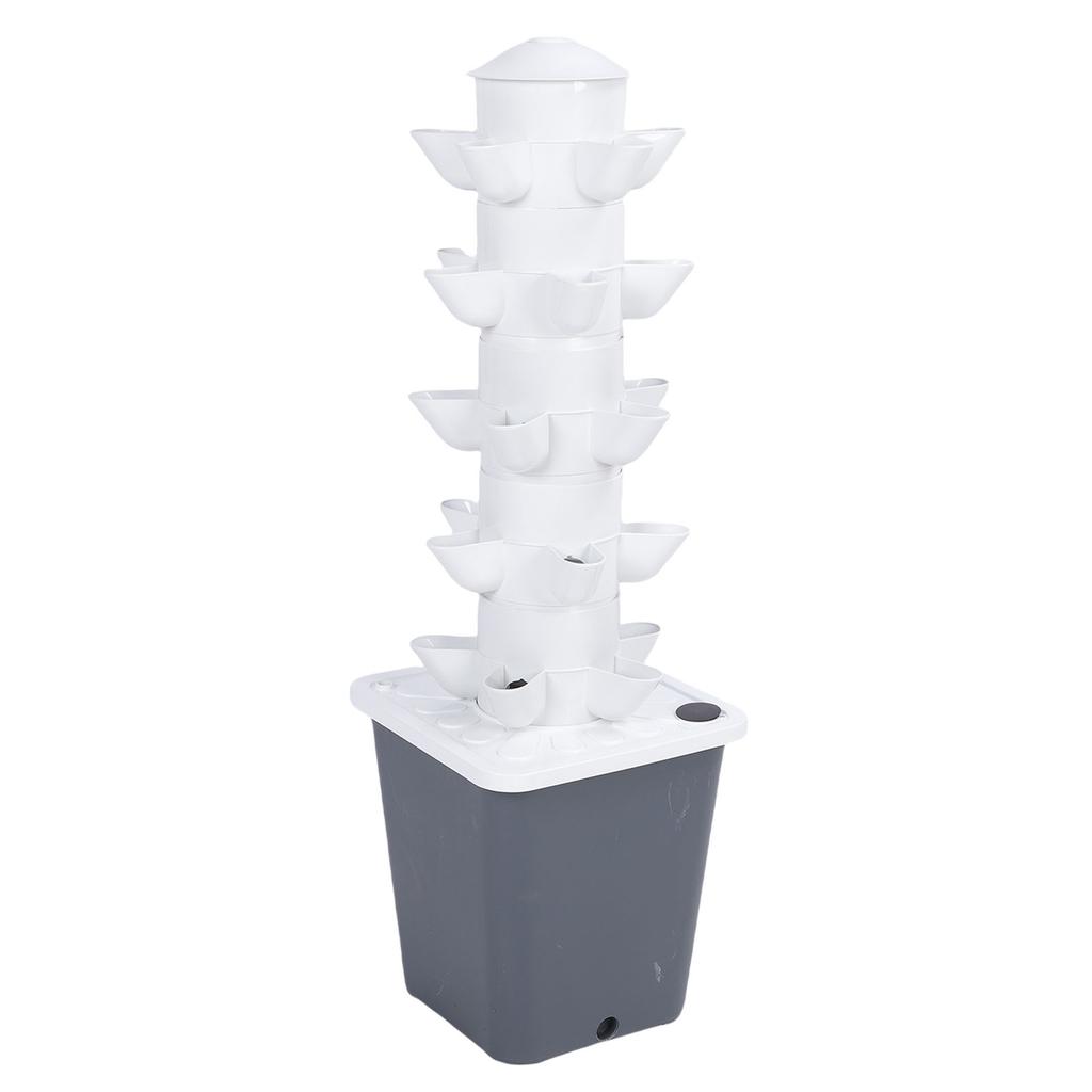 Гидропонная система выращивания Башня 25 отверстий Мини-колонна Вертикальный сад для дома школы инженерии Вилка ЕС