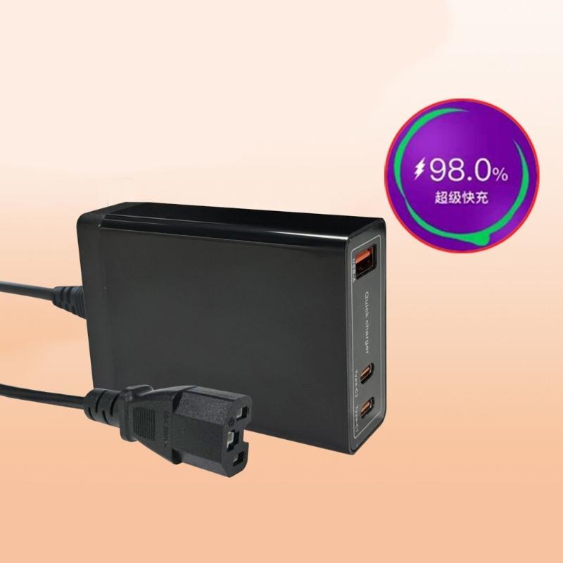 Быстрое зарядное устройство USB и Type-C на 3 порта для электровелосипедов 36В 48В 60В 72В 84В с защитой от перегрузки