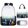 Roblox Virtual World Backpack Set for Kids - School Bag, Crossbody, Pencil Case - Gamer Gift