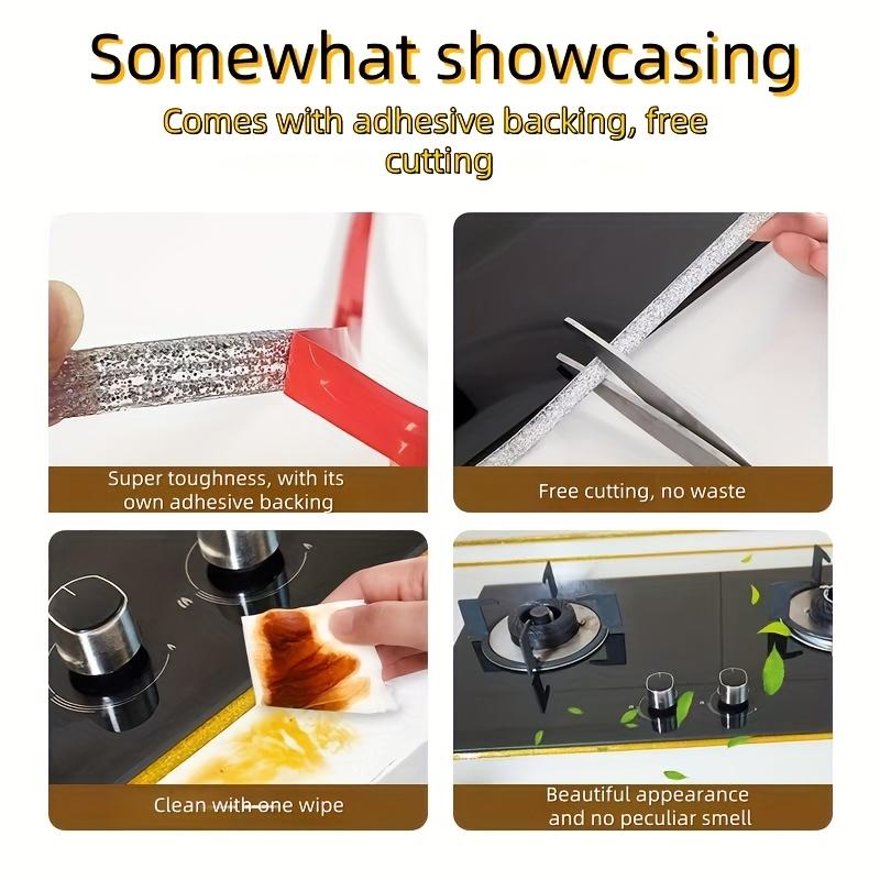 Водонепроницаемая самоклеящаяся лента для швов кухни и ванной комнаты, уплотнительная полоса, подходит для столешниц, туалетов и краев плитки