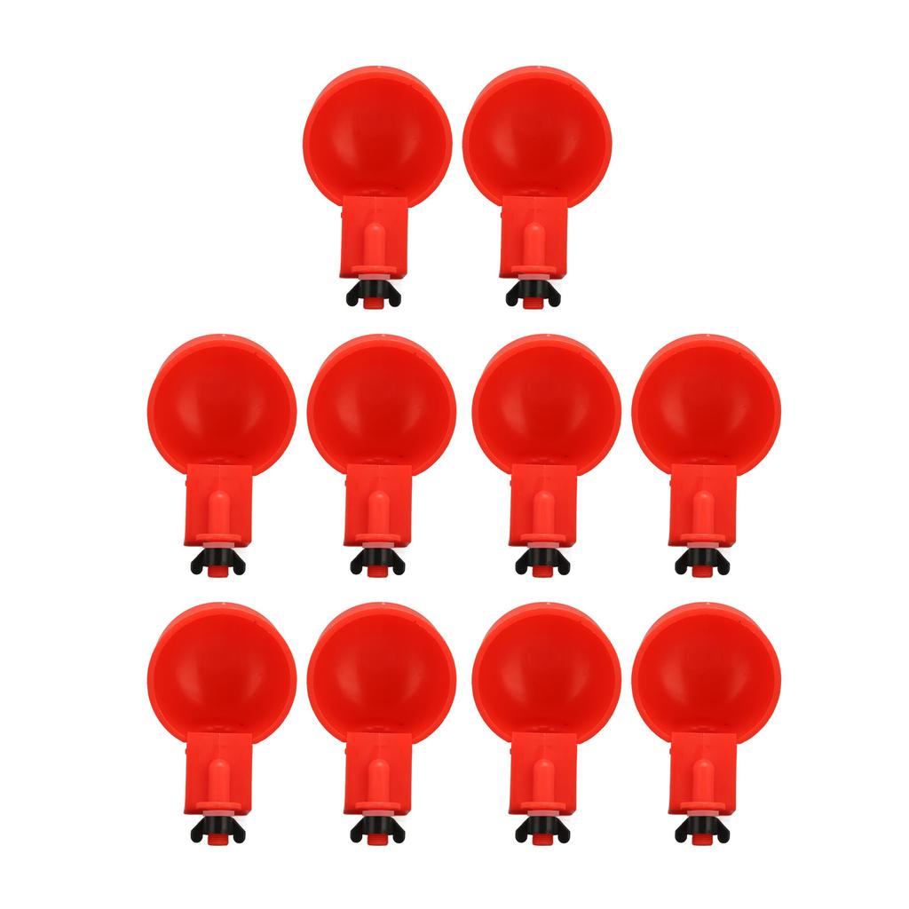 Poultry Water Cup Automatic Filling Adjustable Chicken Drinking Bowl for Ducks 10pcs