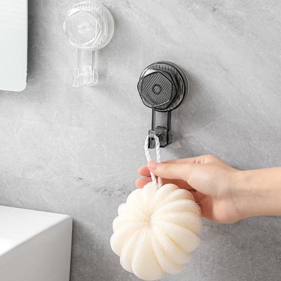 Крючок для хранения, многоразовый прочный крючок на присоске, компактный настенный крючок для ванной комнаты и кухни