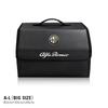 AGU1 Leather Folding Storage Box Car Trunk Tool Organizing Accessories For Alfa Romeo Giulietta Mito 159 Giulia Stelvio 156 147 Brera