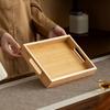 Walnut Color Food Storage Trays With Handle Dessert Pallet Decorate Tray Display Plate  Bathroom