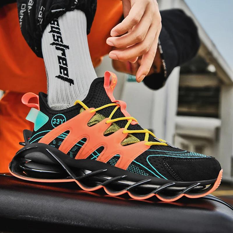 Мужская обувь Кроссовки Мужские теннисные туфли Роскошные мужские повседневные кроссовки для бега Дышащие модные мокасины Кроссовки для мужчин