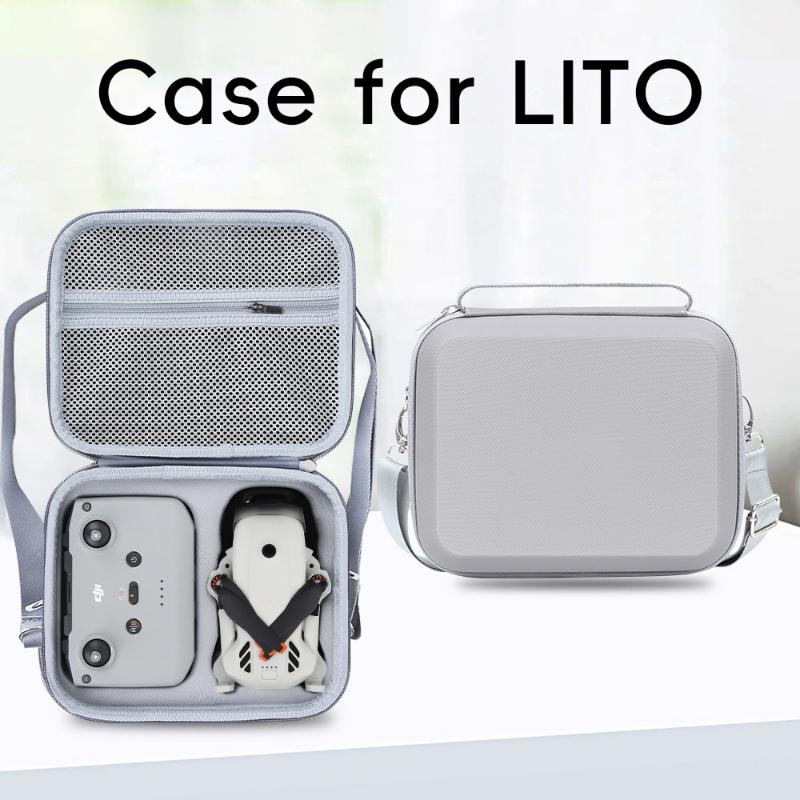 Portable Travel Carrying Case for LITO 1/X1 & RC-N3 Remote Controller Shockproof Dustproof Storage Bag for Drone Enthusiasts